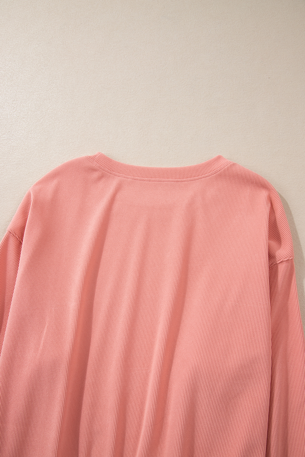 Blossom Ribbed Knit Drop Shoulder Pocketed Two Piece Lounge Set - loveforevers