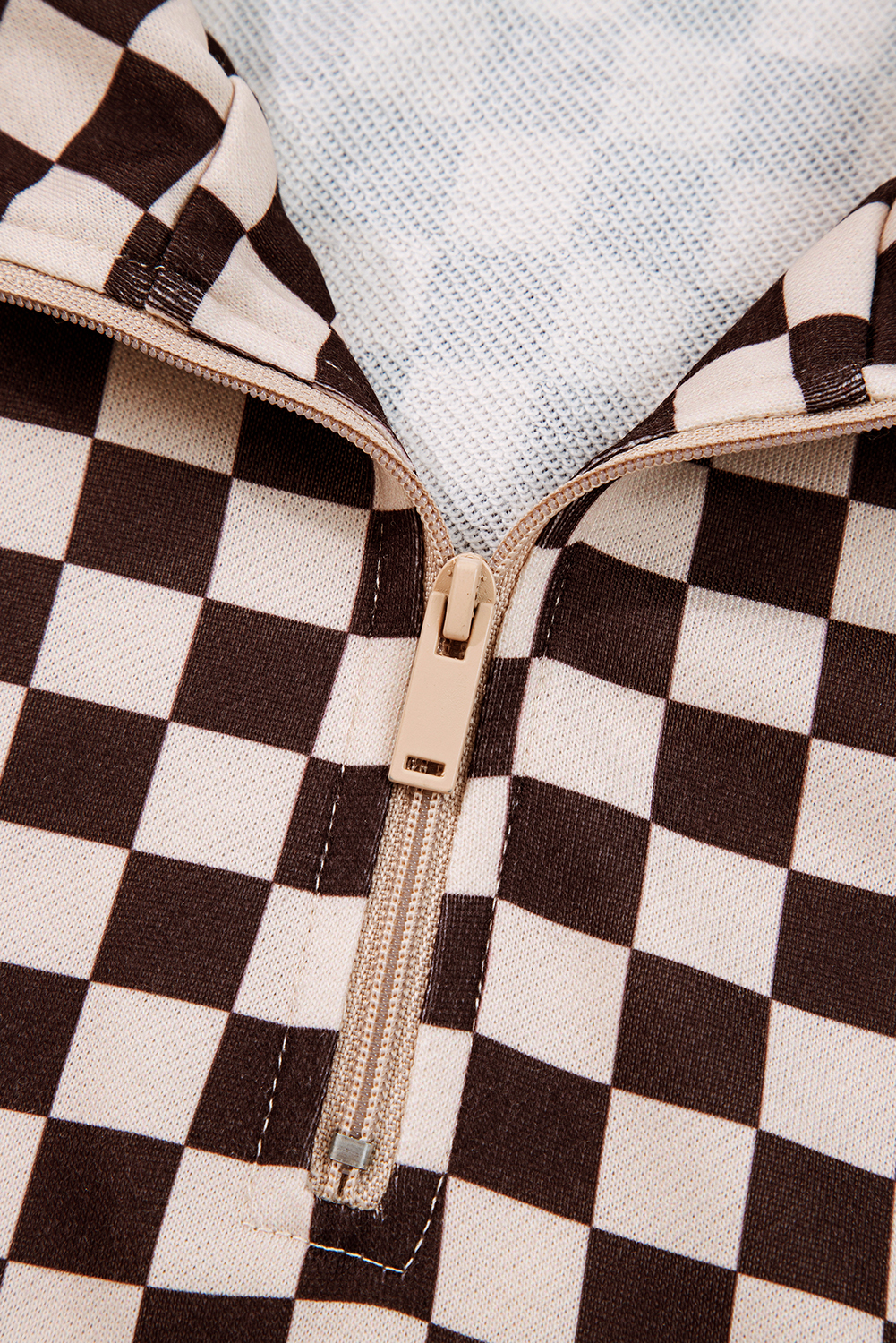 Black Athleisure Checkered 2pcs Pants Set - loveforevers