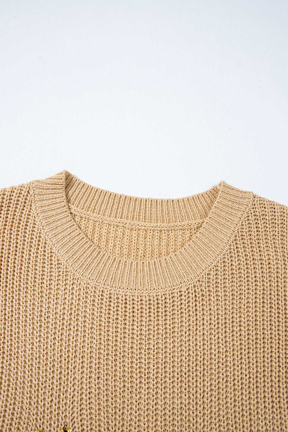 Black Western Cowboy Embroidery Round Neck Sleeveless Sweater - loveforevers