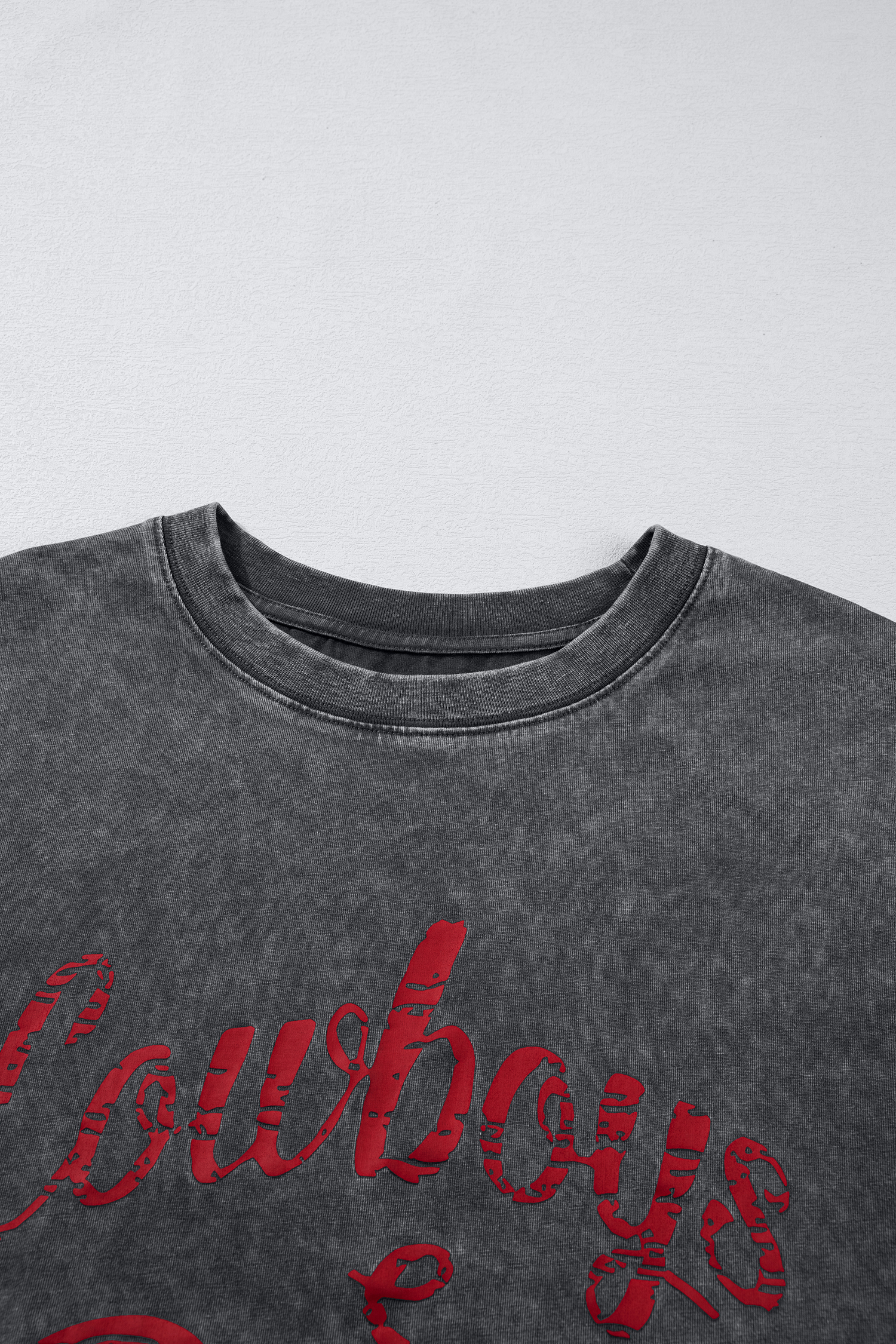 Smoke Gray Cowboy & Beer Western Graphic Mineral Wash Tank Top - loveforevers