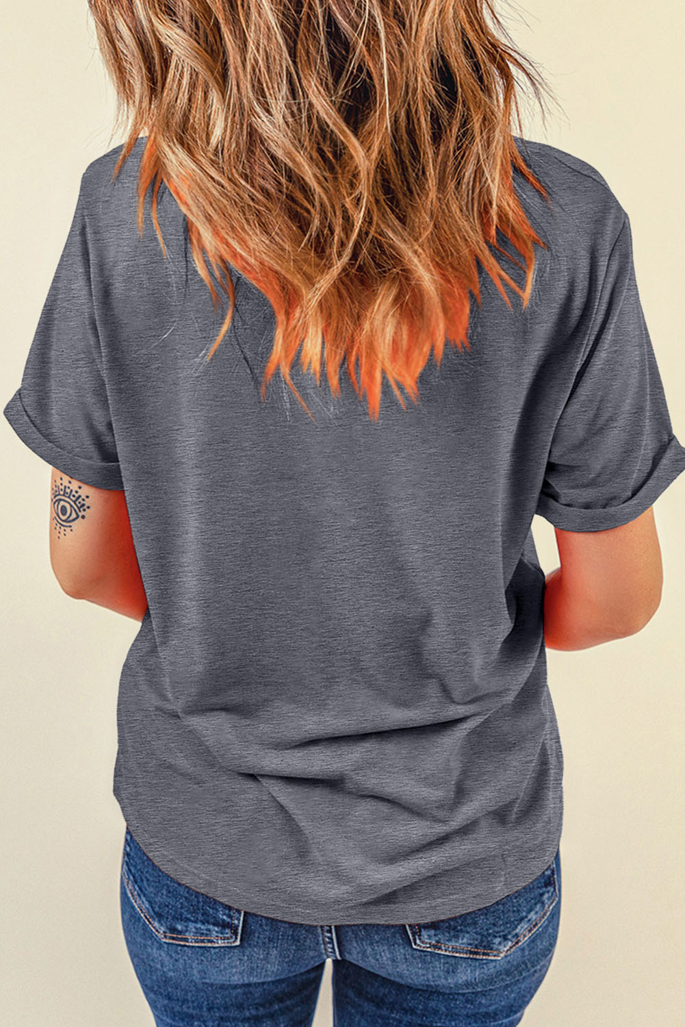Gray PICKLEBALLER Playful Bats Printed Casual T Shirt - loveforevers