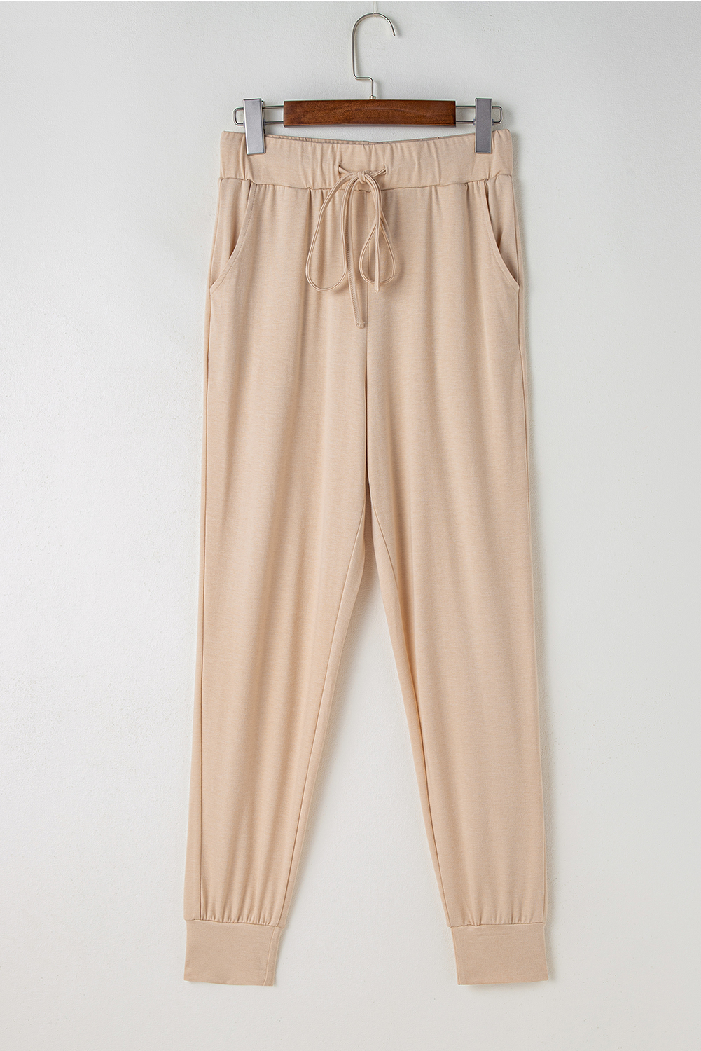Parchment Split Long Cardigan and Skinny Pants Lounge Set - loveforevers