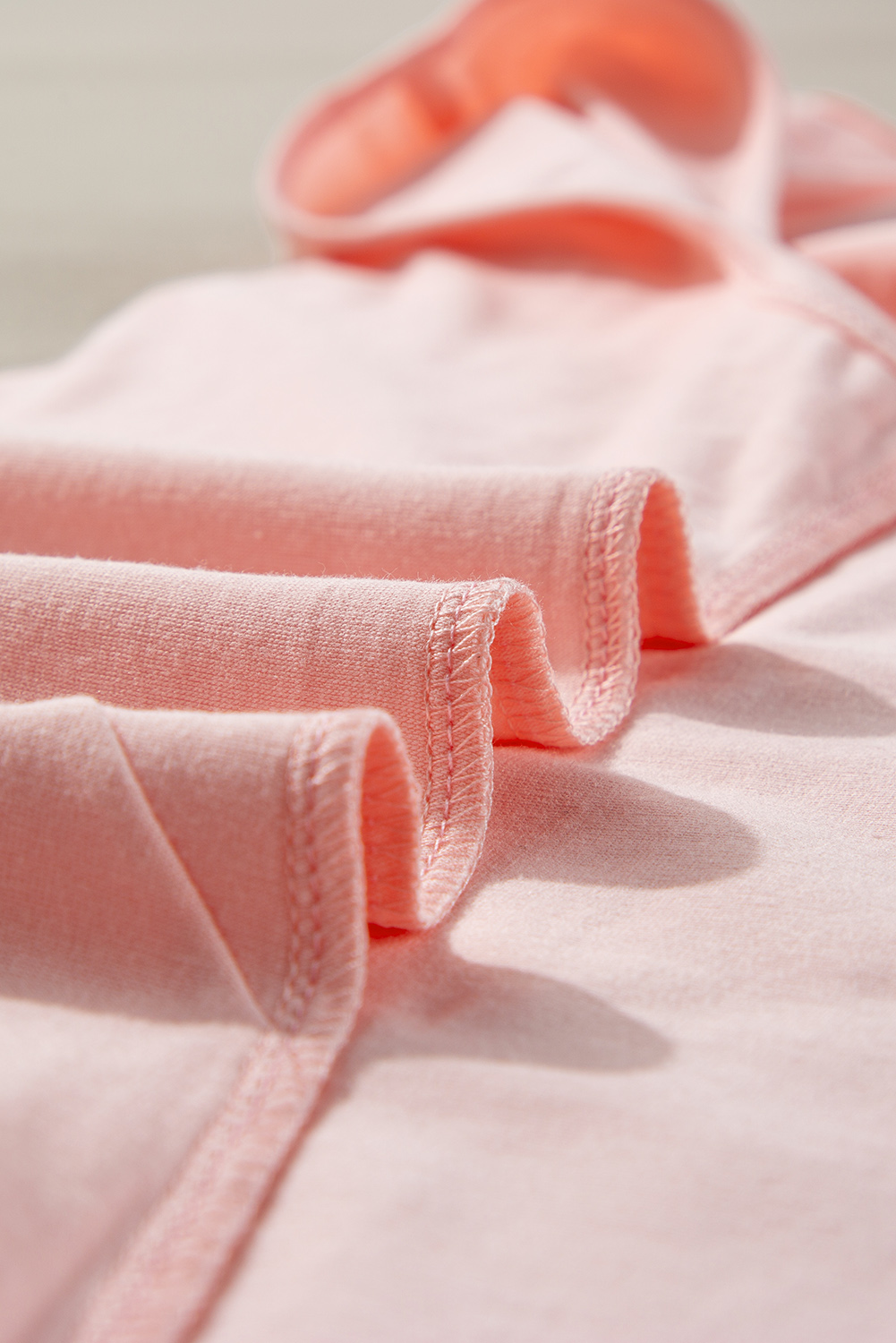 Light Pink Crew Neck Pleated Tank Top - loveforevers