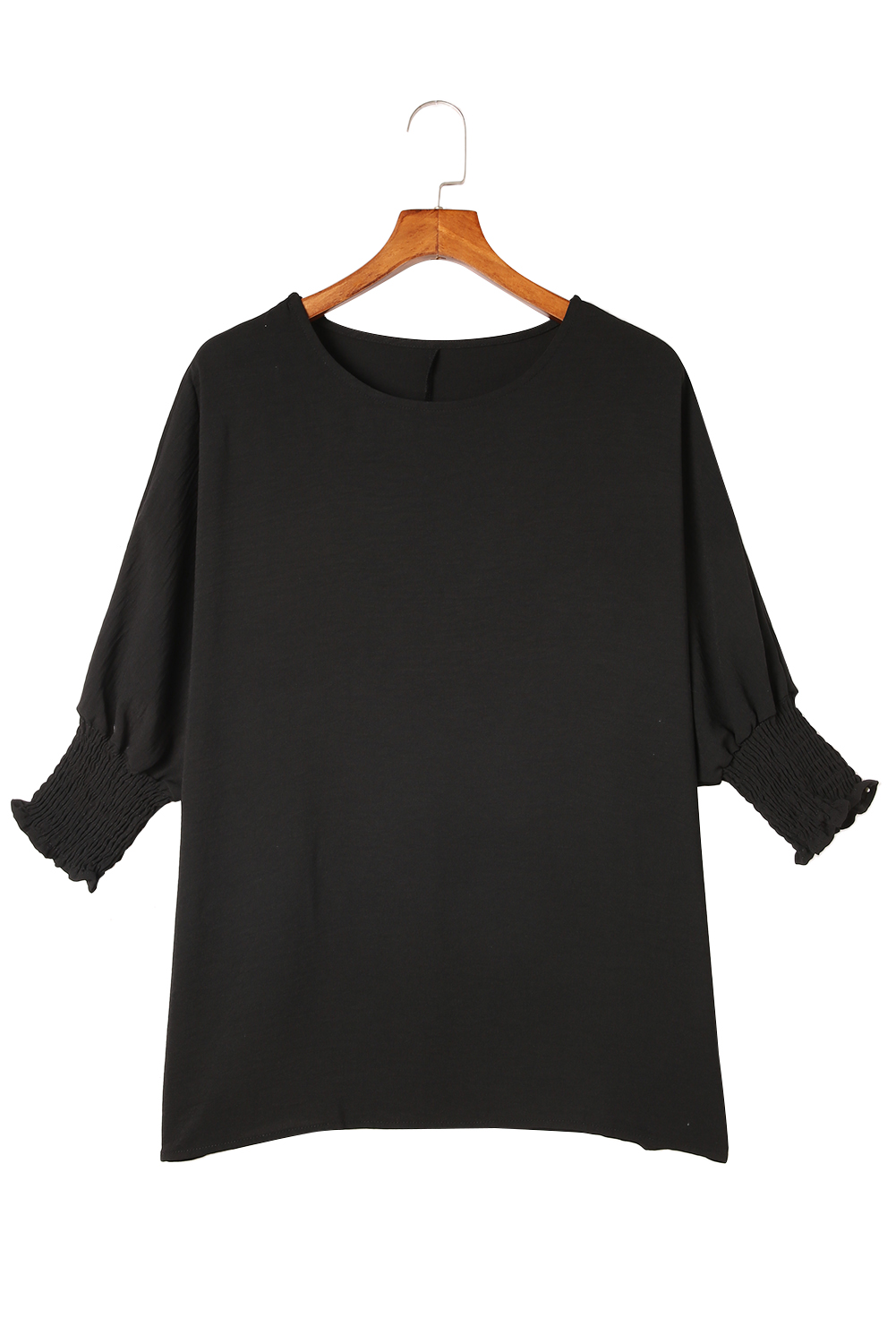 Green Smocked Wrist Shift Top - loveforevers