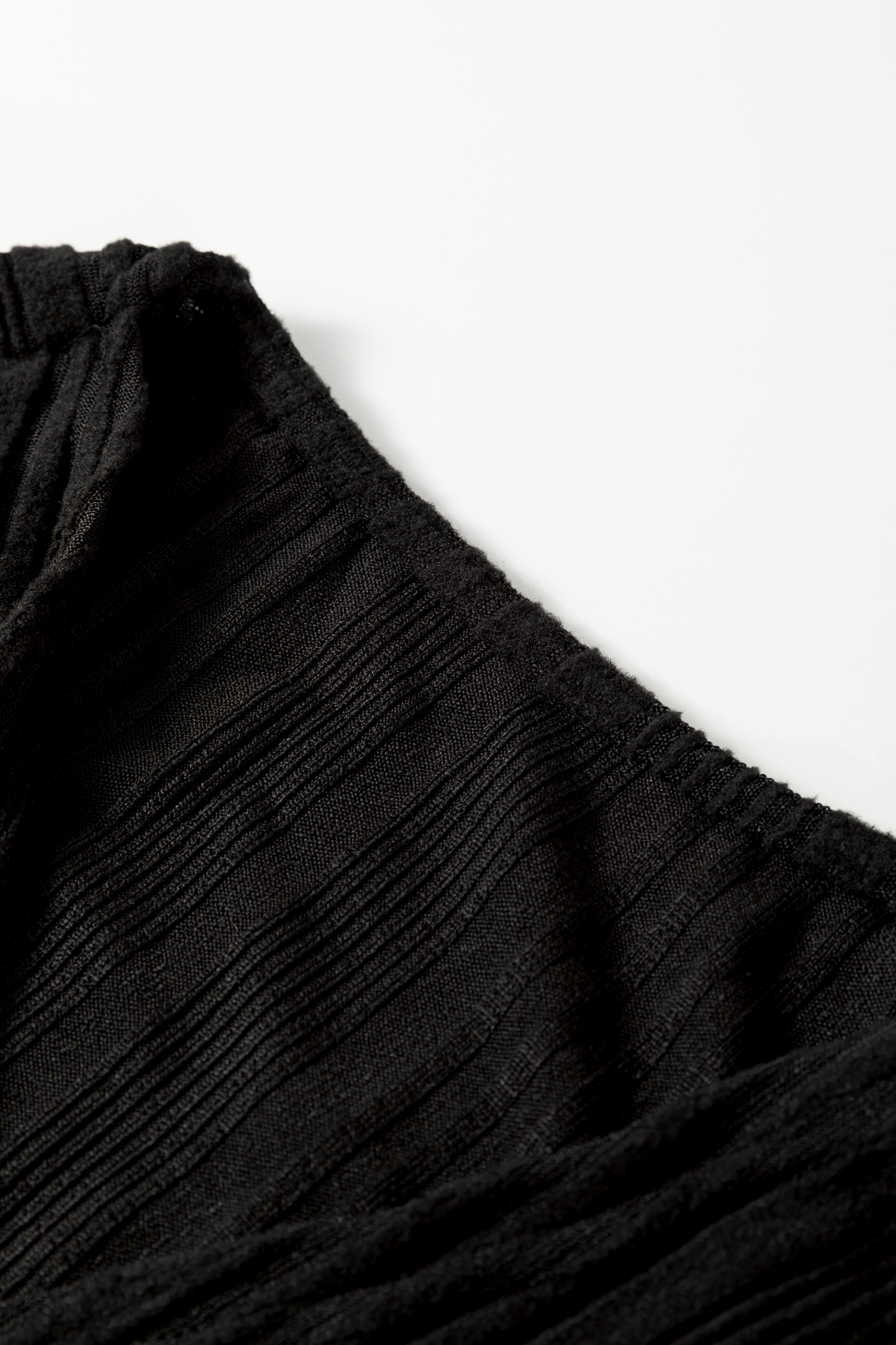 Stone Blue Ribbed Open Front Knitted Top with Pockets - loveforevers
