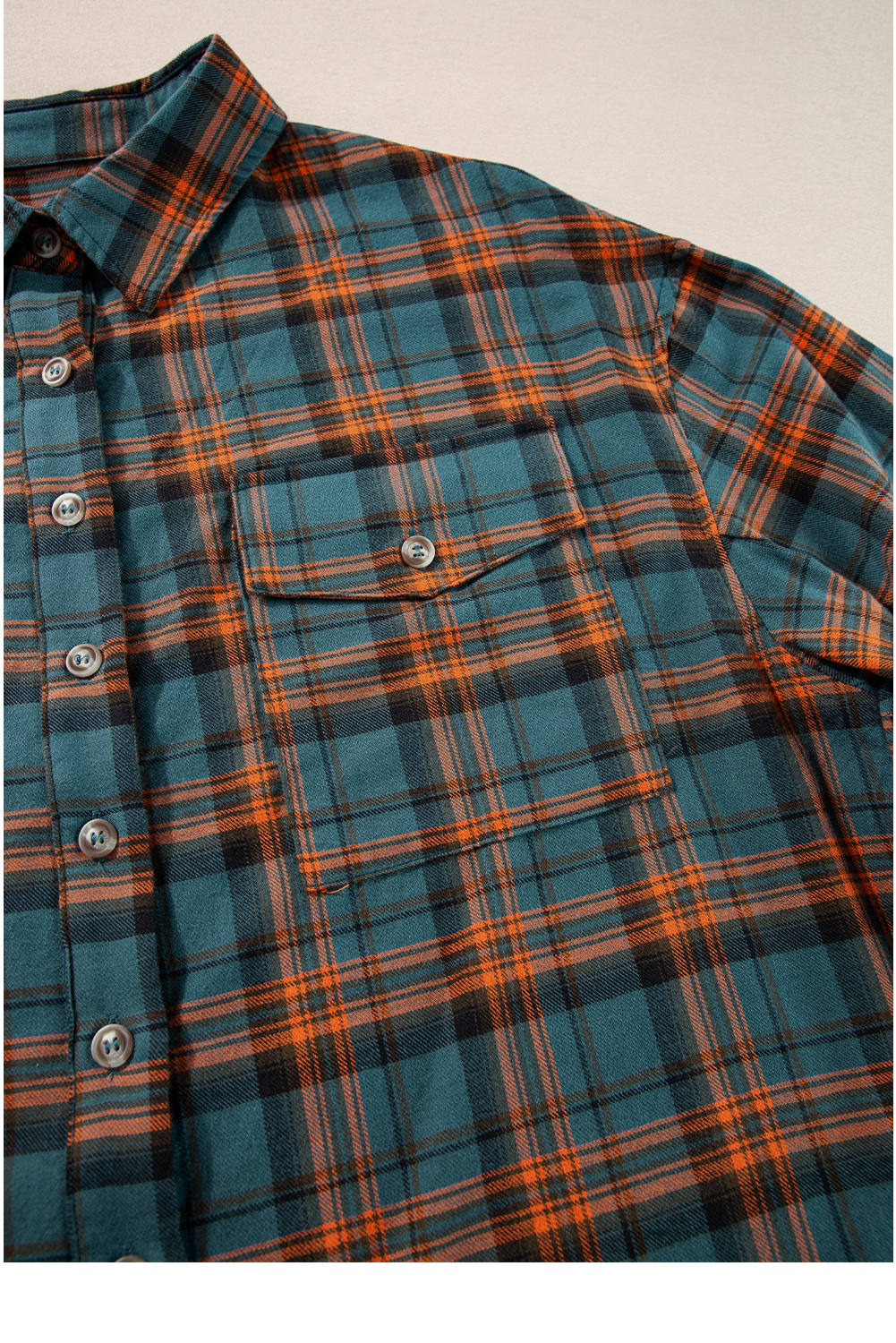 Red Plaid Long Sleeeve Side Split Distressed Hem Shirt - loveforevers