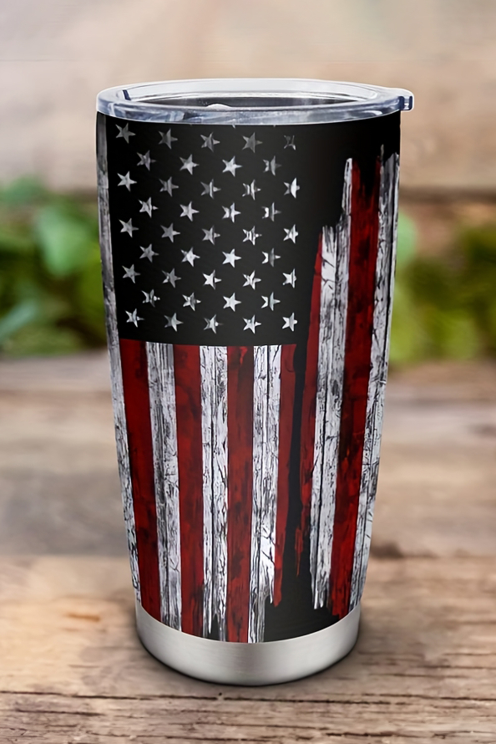 Dirty blue American Flag Stainless Steel Insulated Tumbler 20oz - loveforevers
