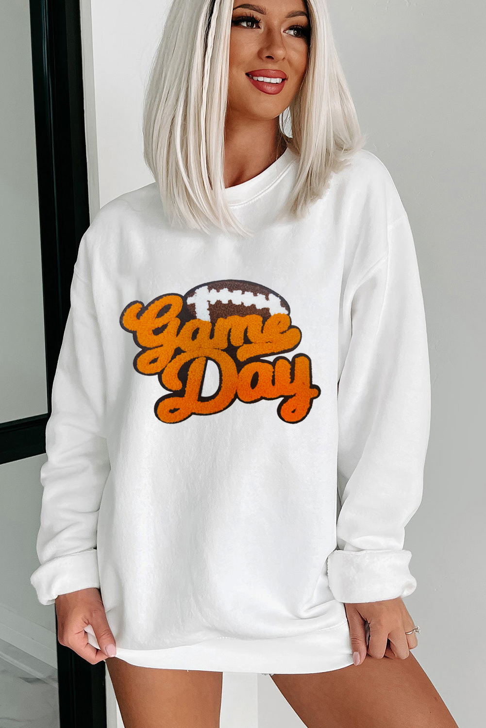Parchment Shimmering Turkey Pattern Thanksgiving Holiday Sweatshirt - loveforevers