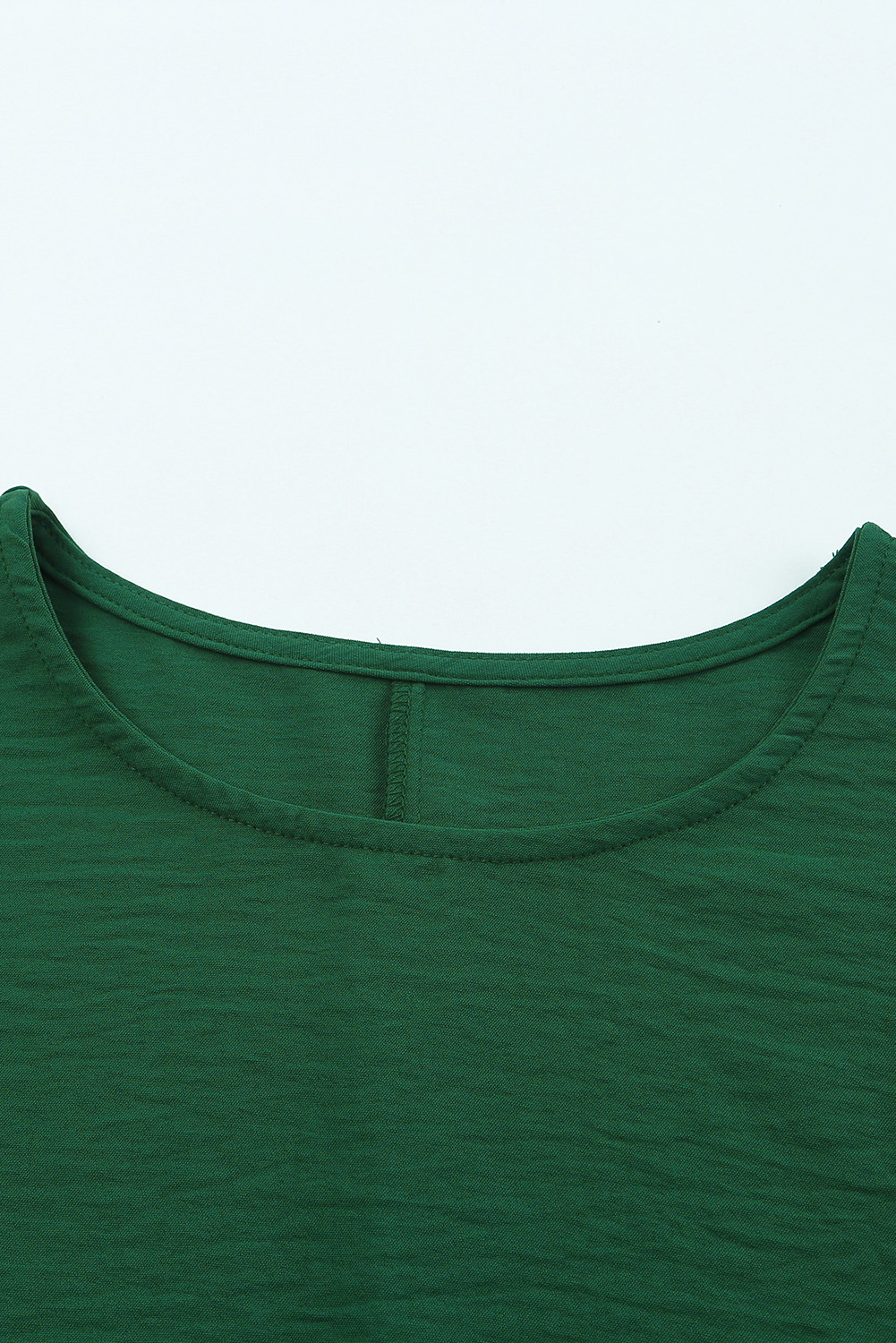 Green Smocked Wrist Shift Top - loveforevers
