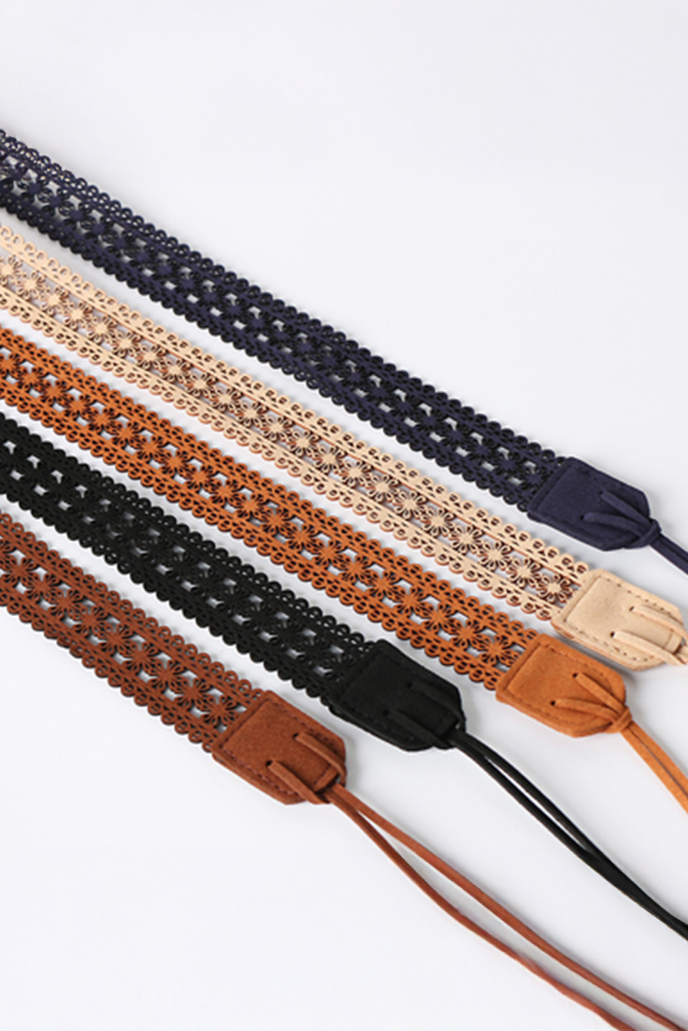 Thai Curry Boho Tassel Crochet Self-tie Waist Belt - loveforevers