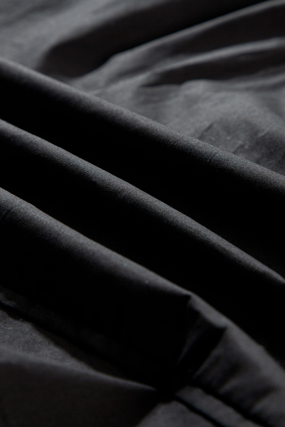 Black Frilly Puff Sleeve Stylish Collared Shirt - loveforevers