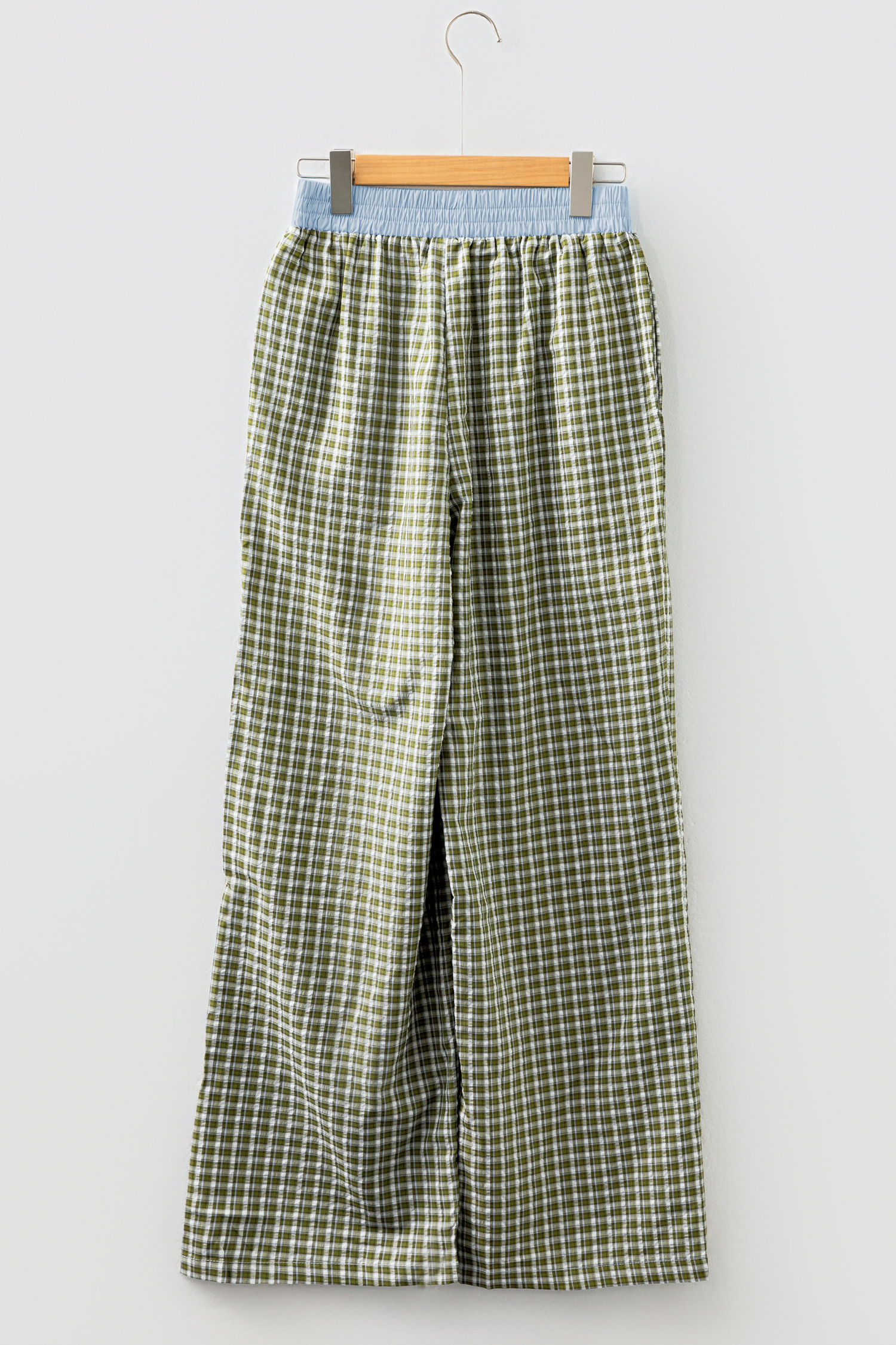 Brown Preppy Gingham Boxer Pants - loveforevers