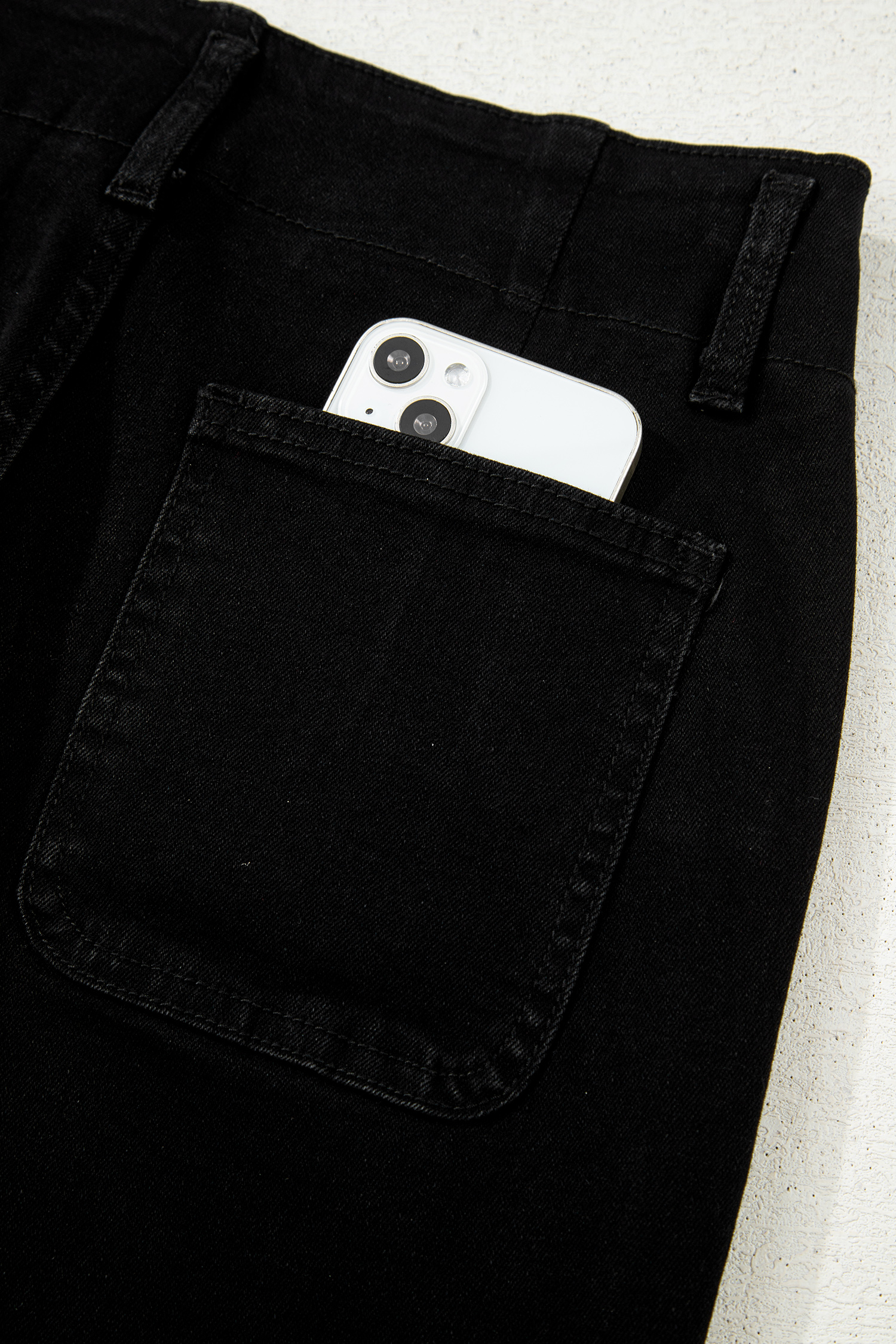 Bonbon 2-Button High Waist Flared Bottom Jeans - loveforevers