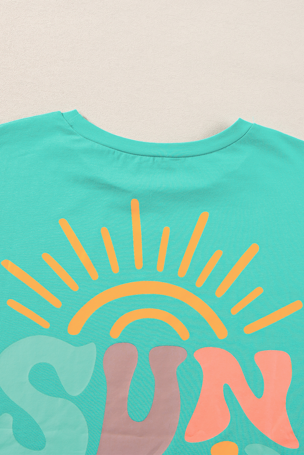 Mint Green SUNSHINE ON MY MIND Graphic Tee - loveforevers