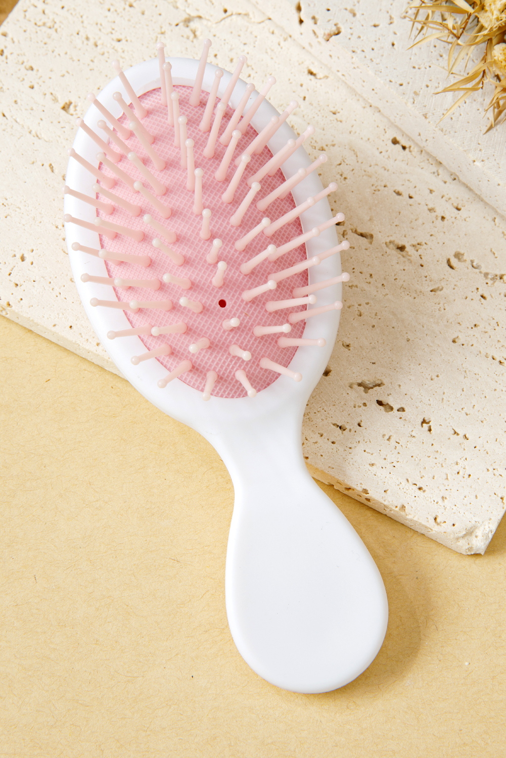 White 3D Cute Bow Air Cushion Message Comb - loveforevers