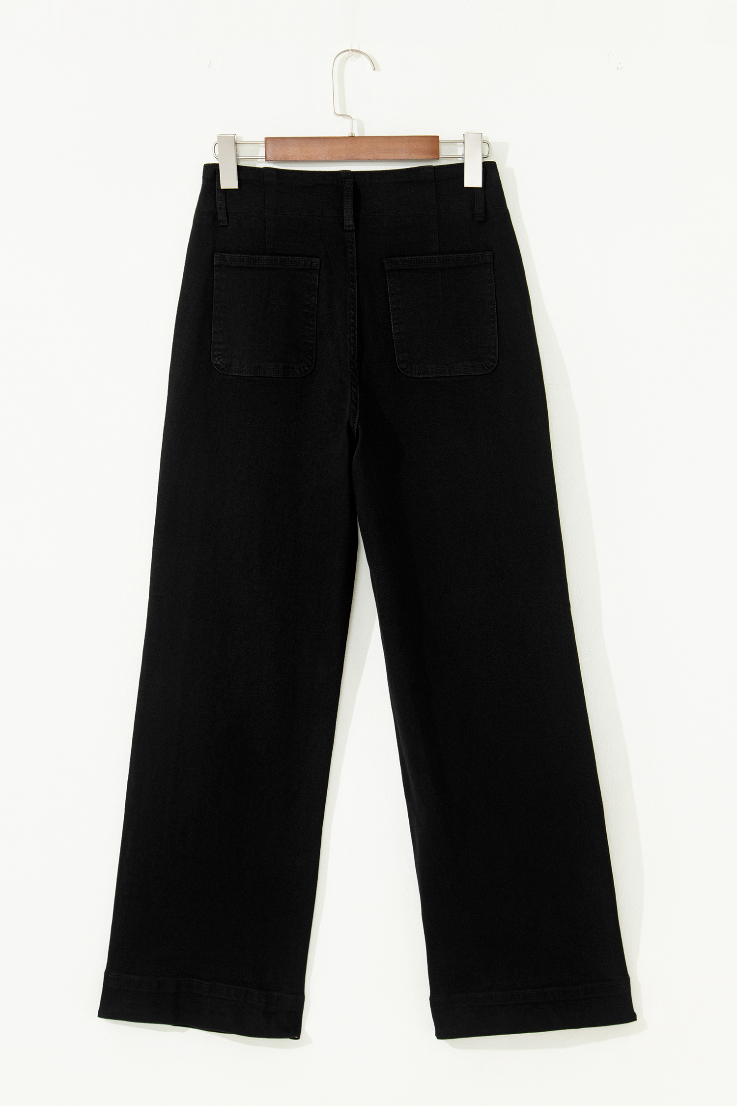 Bonbon 2-Button High Waist Flared Bottom Jeans - loveforevers
