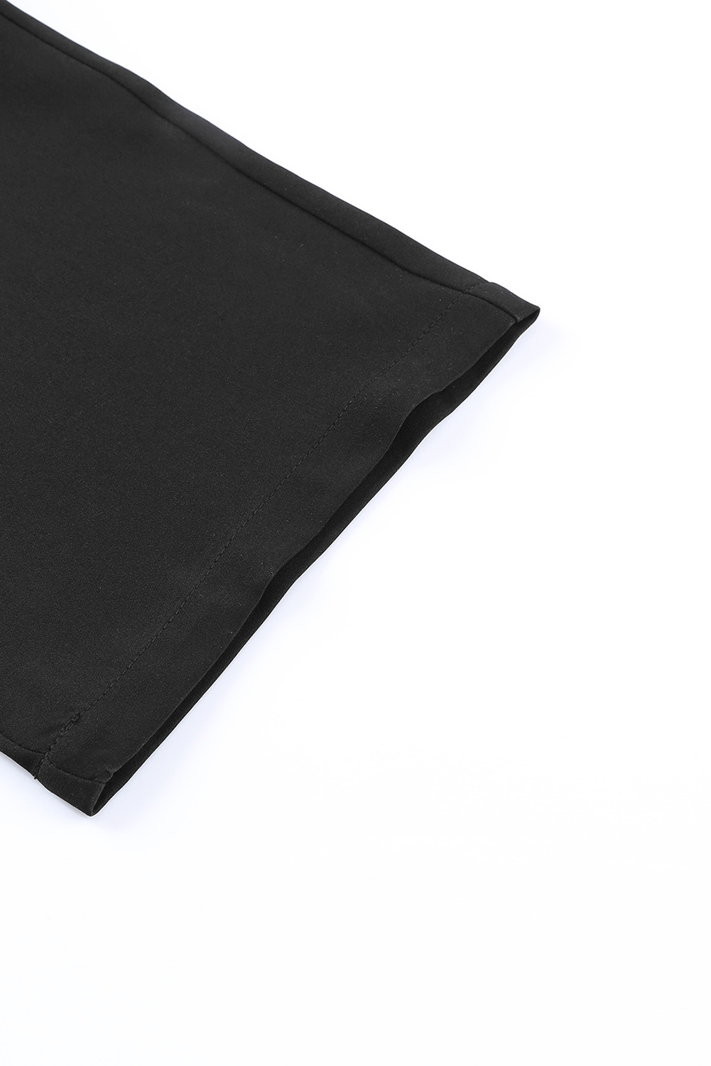 Black Buttoned Sleeveless Cropped Jumpsuit with Sash - loveforevers