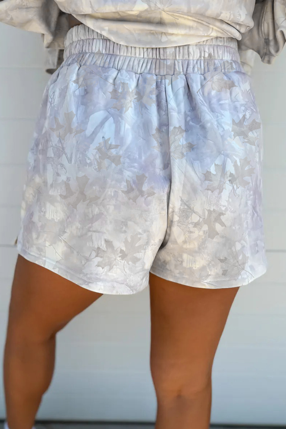 Beige Camo Print Baggy Drawstring Jogger Sweatpants - loveforevers