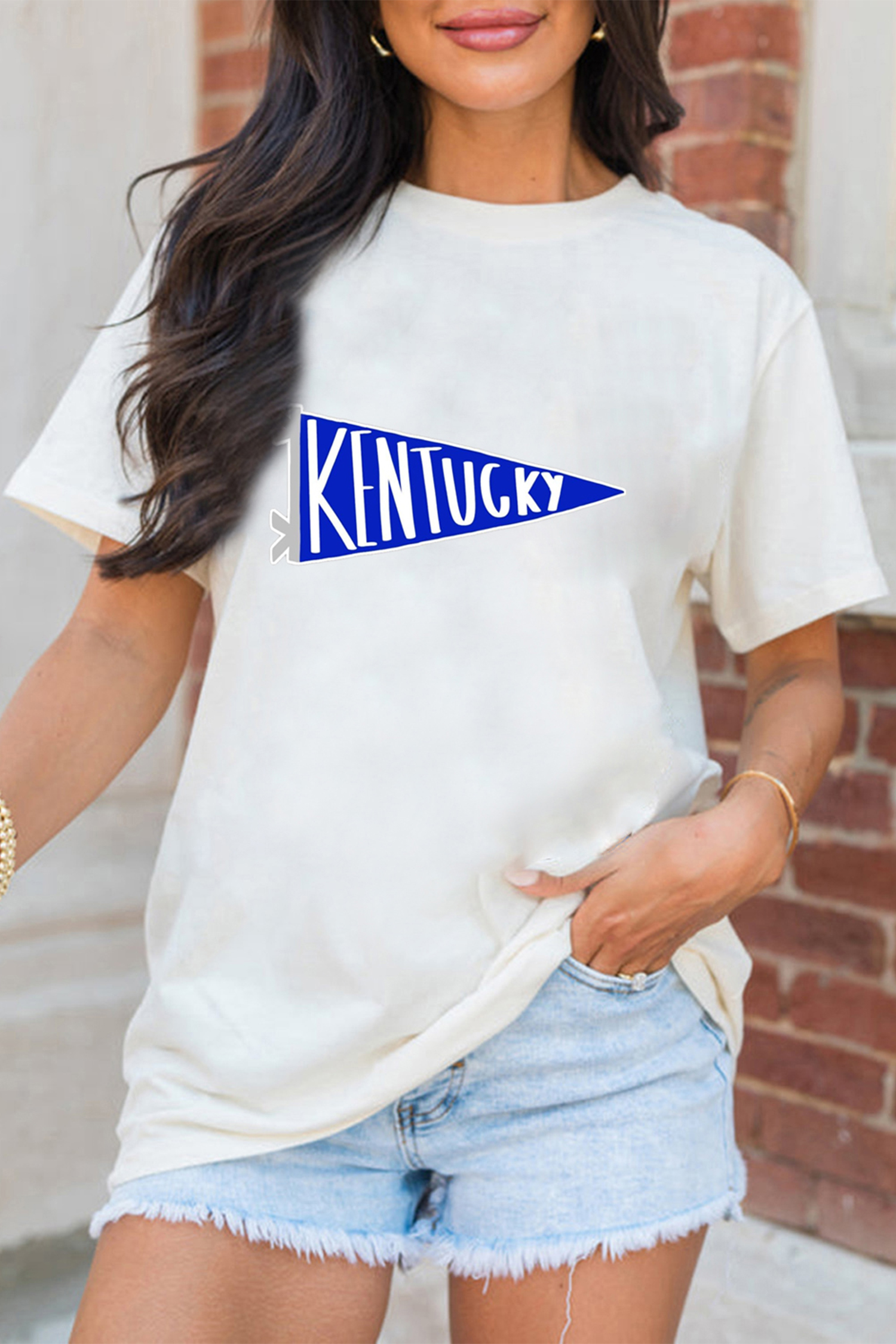 Green Camouflage KENTUCKY Crew Neck Summer Top - loveforevers
