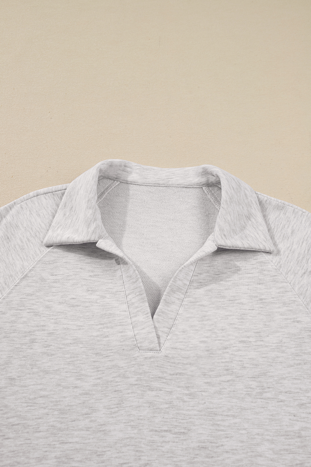 Light Grey Polo Tee Casual Pant Set - loveforevers