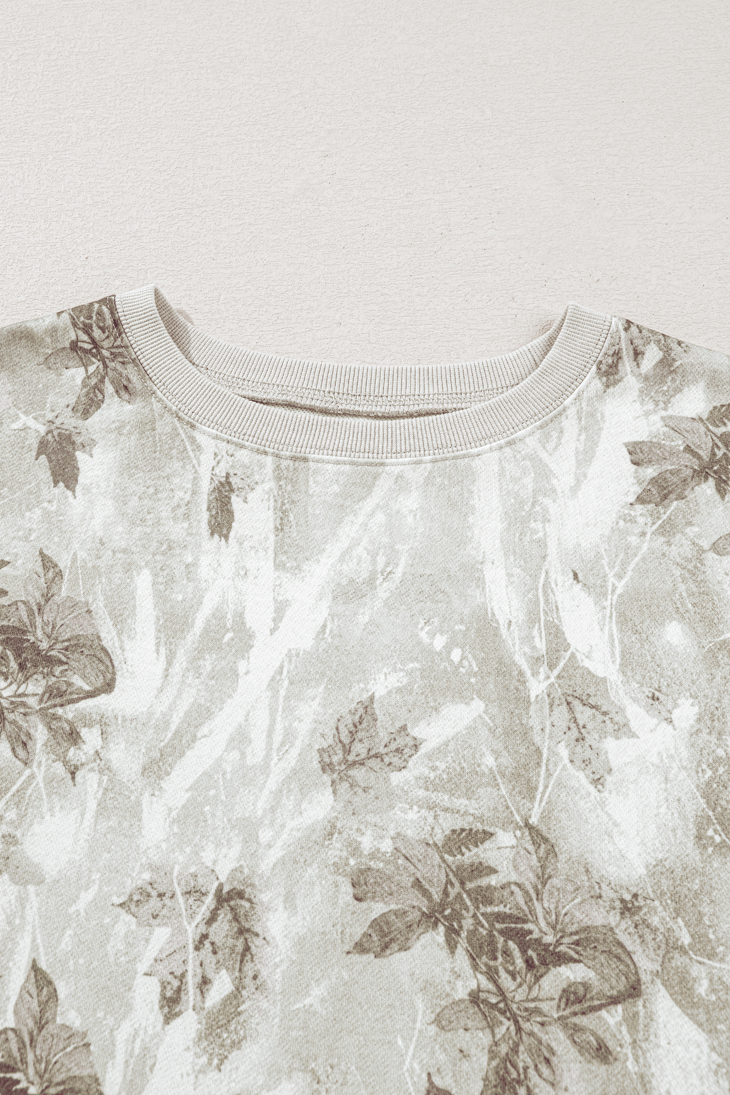 Beige Camo Print Baggy Drawstring Jogger Sweatpants - loveforevers