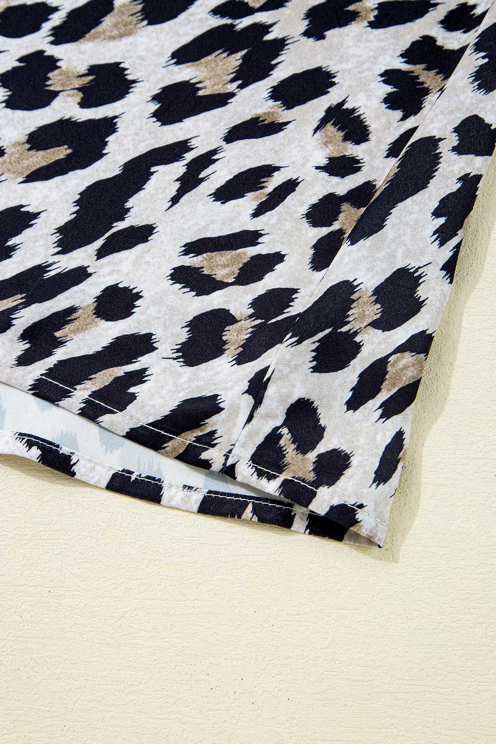 Brown Leopard Print High Waist Midi Skirt - loveforevers