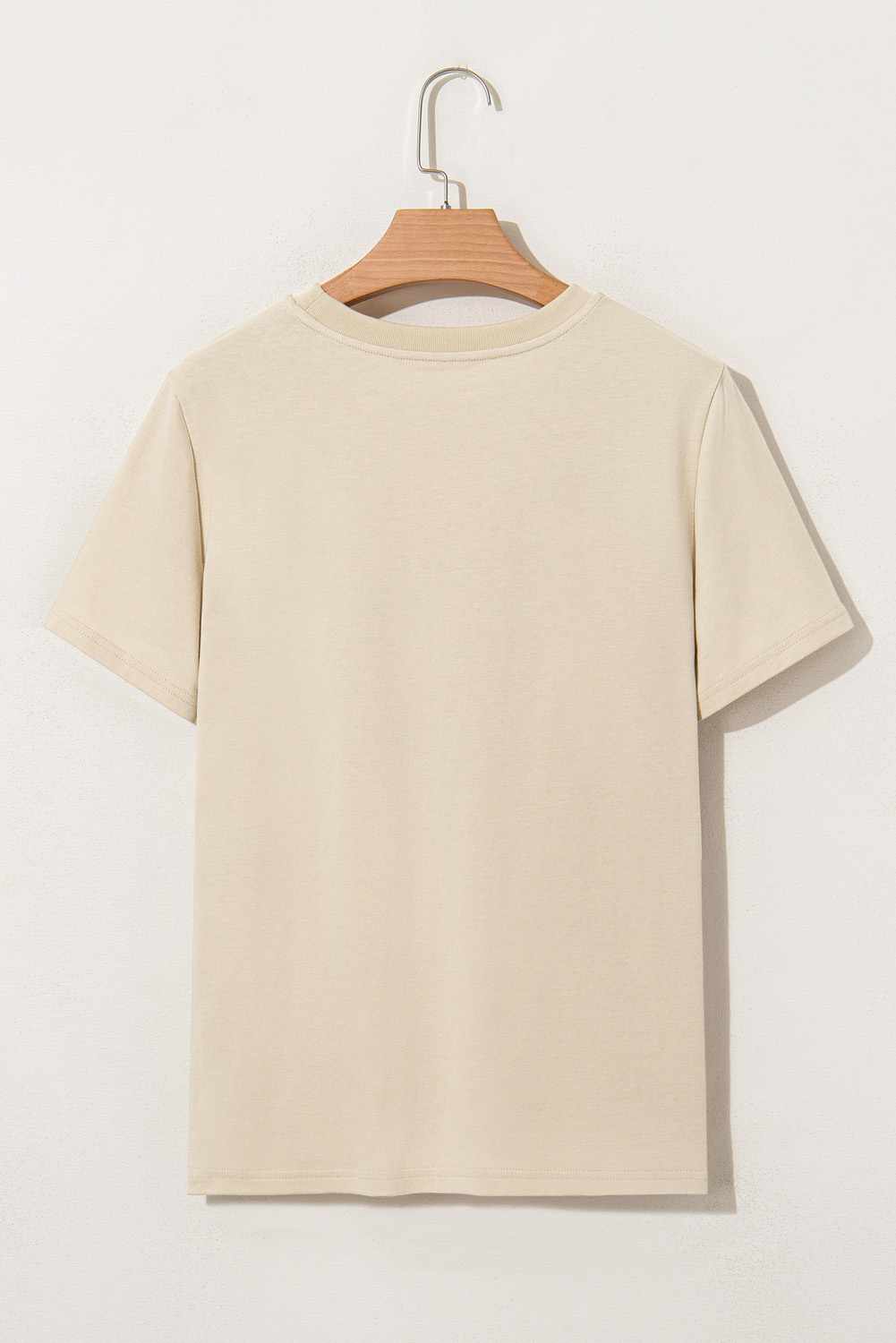 Beige LIVE YOUR BEST LIFE Crew Neck Western Graphic Tee - loveforevers