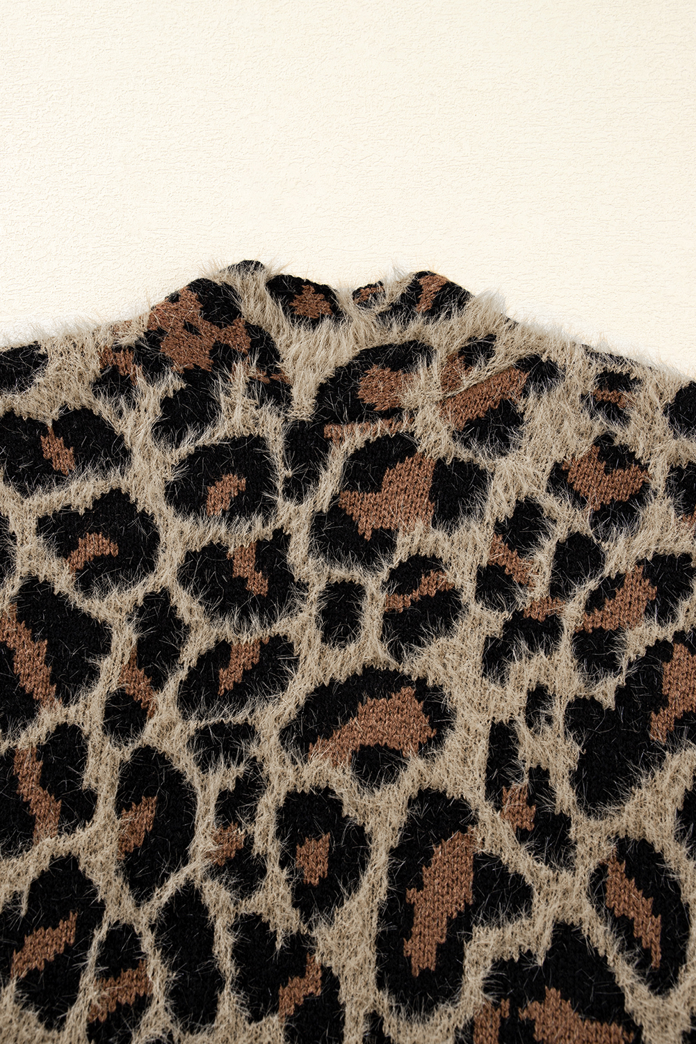 Brown Leopard Open Casual Cardigan - loveforevers