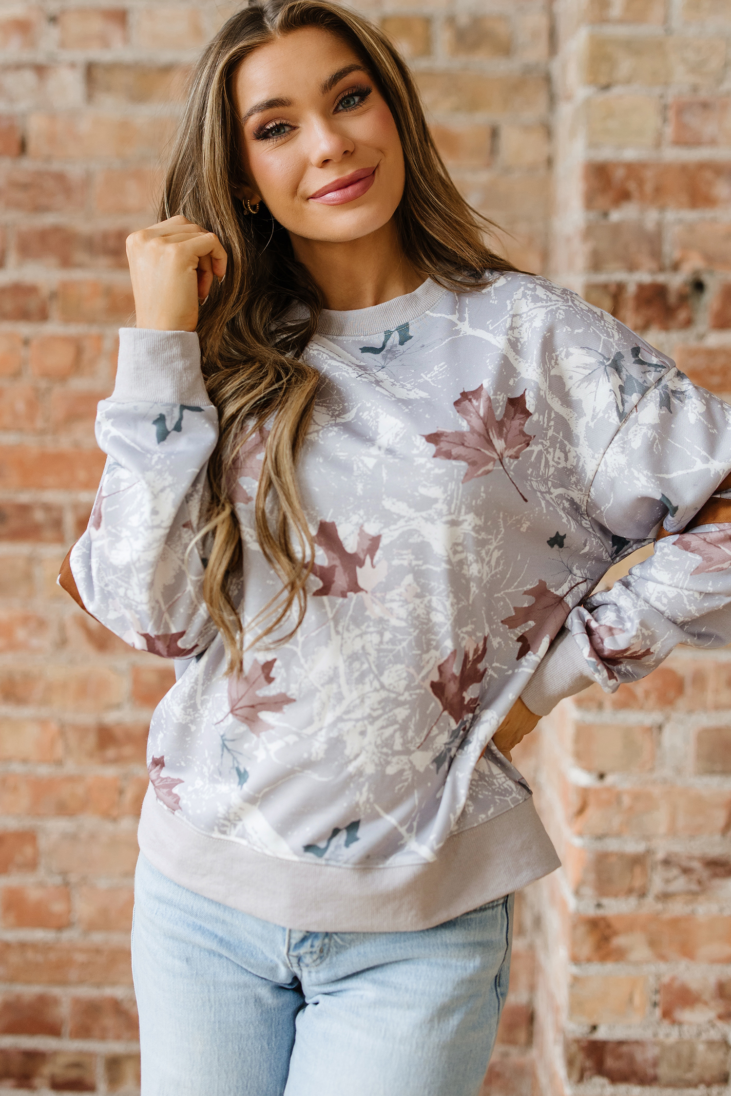 Beige Camo Print Baggy Drawstring Jogger Sweatpants - loveforevers