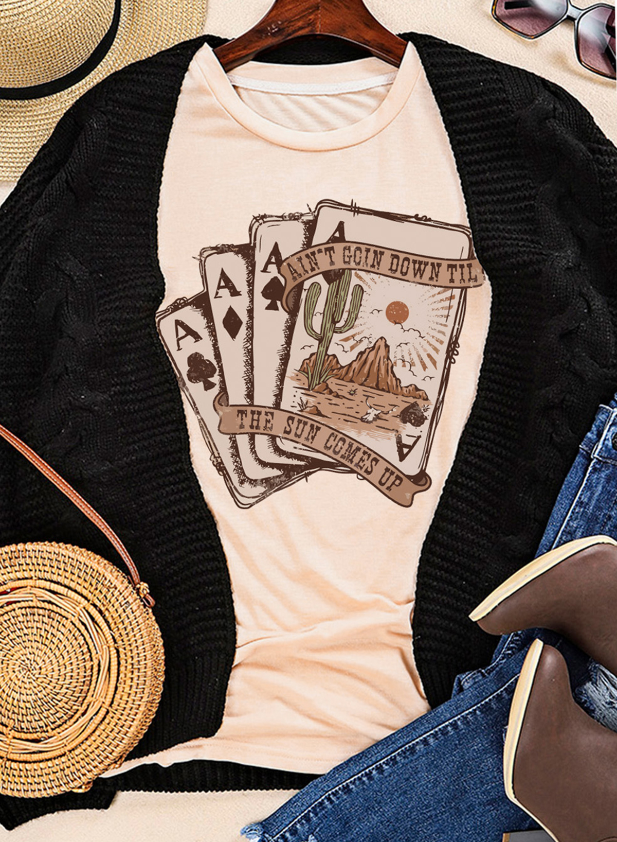 White Just A Girl Who Loves Fall Graphic T Shirt - loveforevers