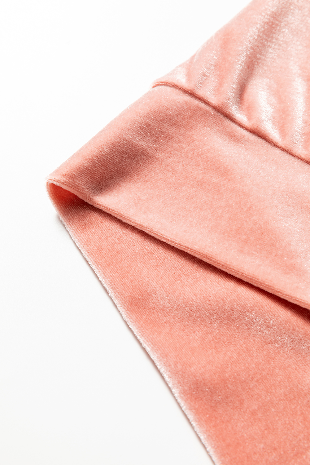 Peach Blossom Velvet Zip-up Hoodie and Wide Leg Pants Set - loveforevers