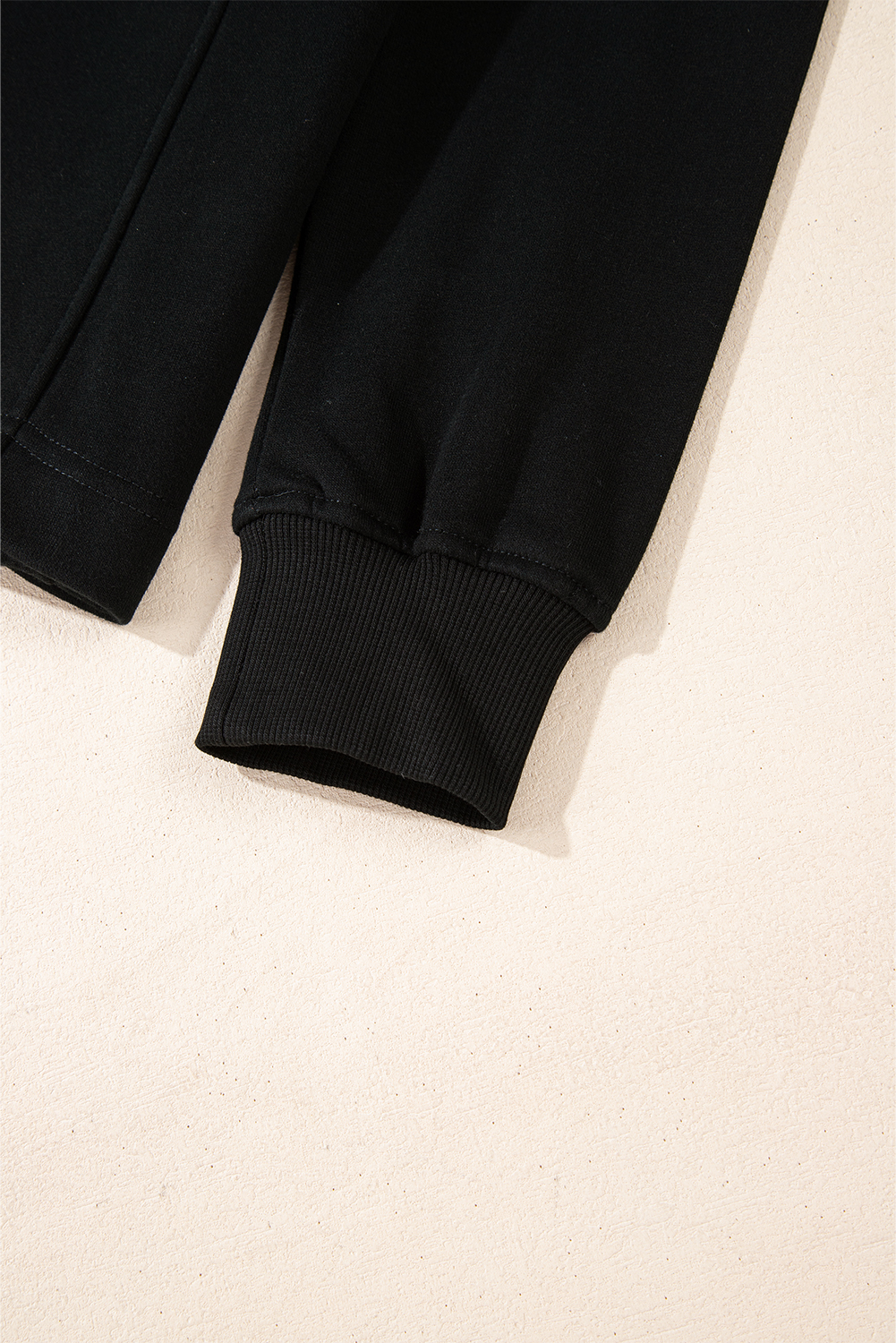 Fushia Zipped Neck Pullover Drop Shoulder Sweatshirt - loveforevers