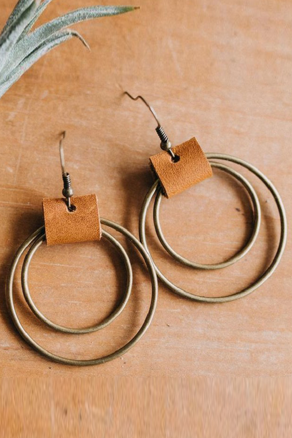 Gold Vintage Hoop Hook Earrings - loveforevers