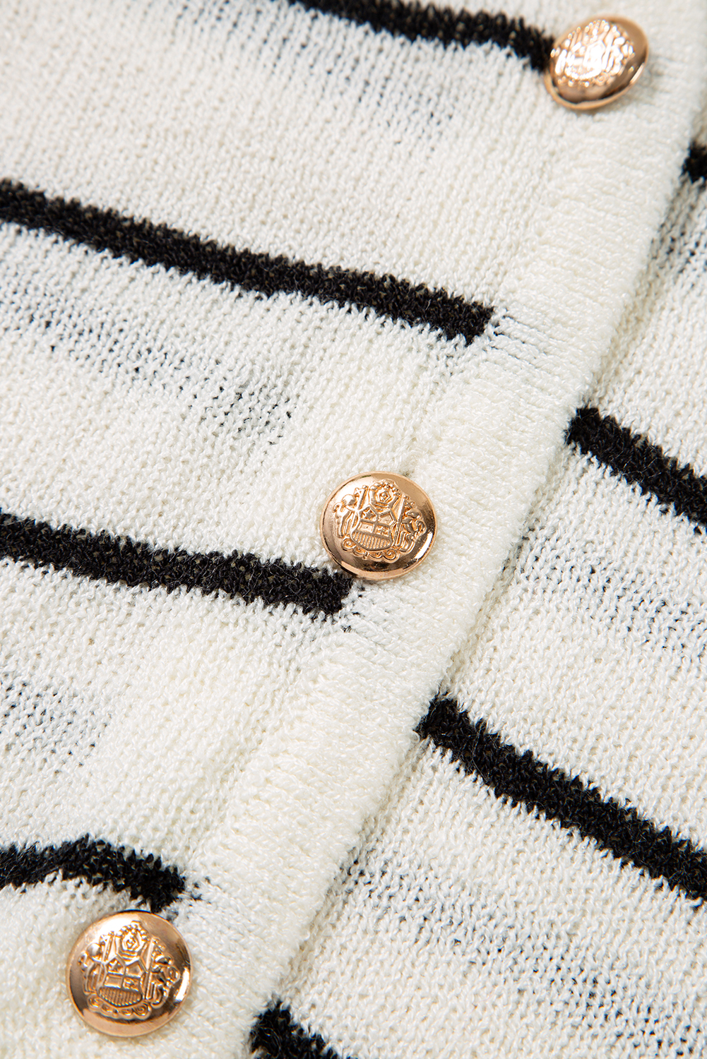 Black Stripe Buttoned V Neck Slim Fit Sweater Vest - loveforevers