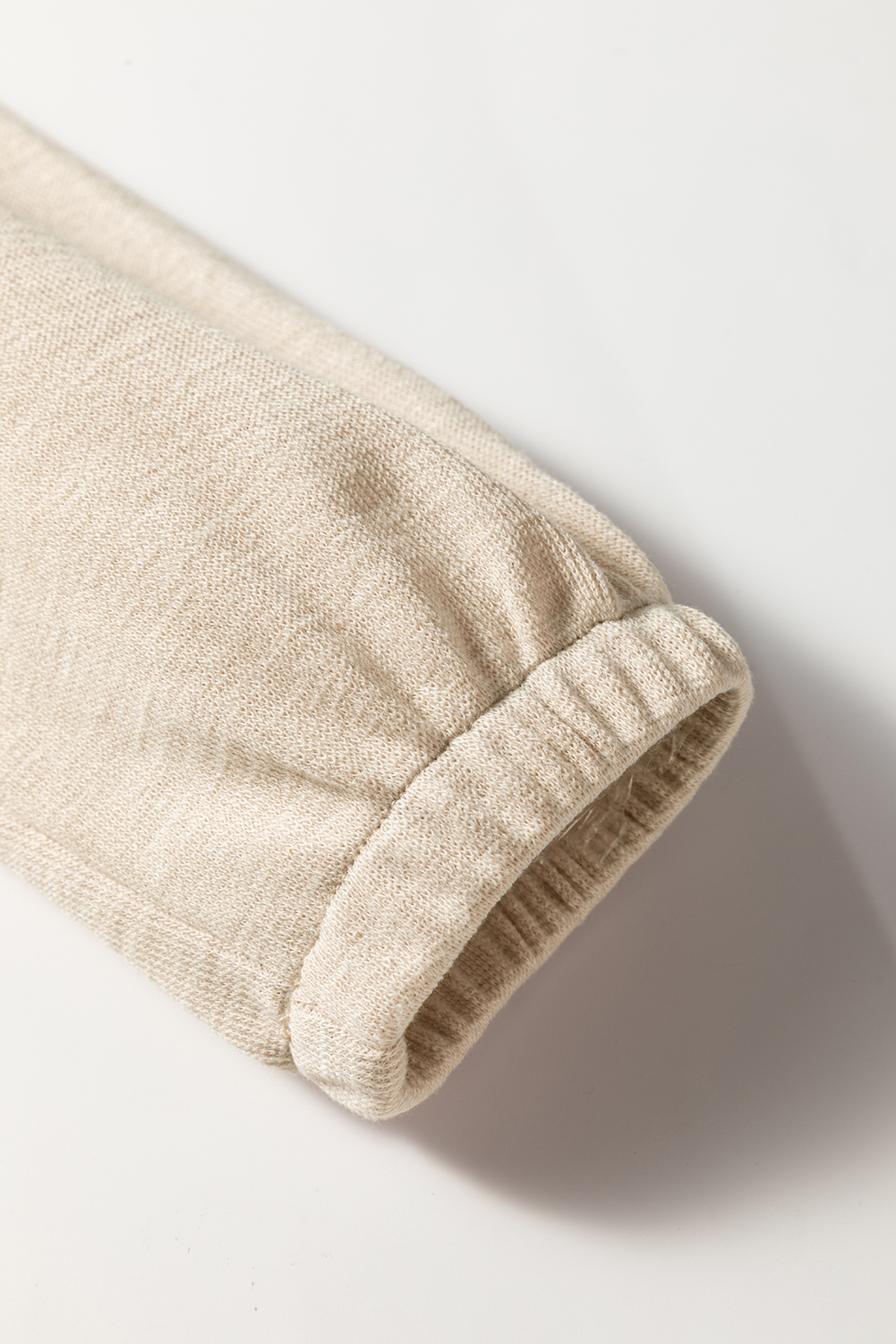 Jet Stream Textured Pleated Drop Shoulder Long Sleeve Knit Top - loveforevers