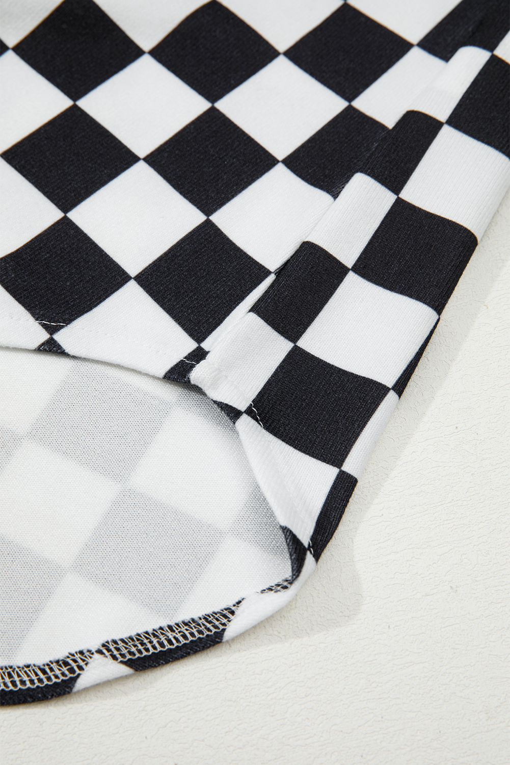 Khaki Checkerboard Flap Pocket Button Front Shacket - loveforevers