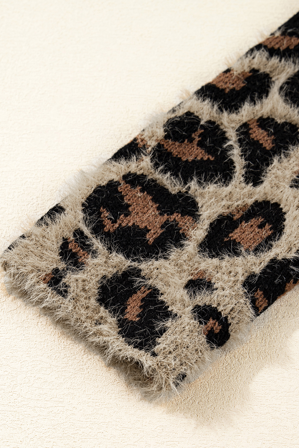 Brown Leopard Open Casual Cardigan - loveforevers
