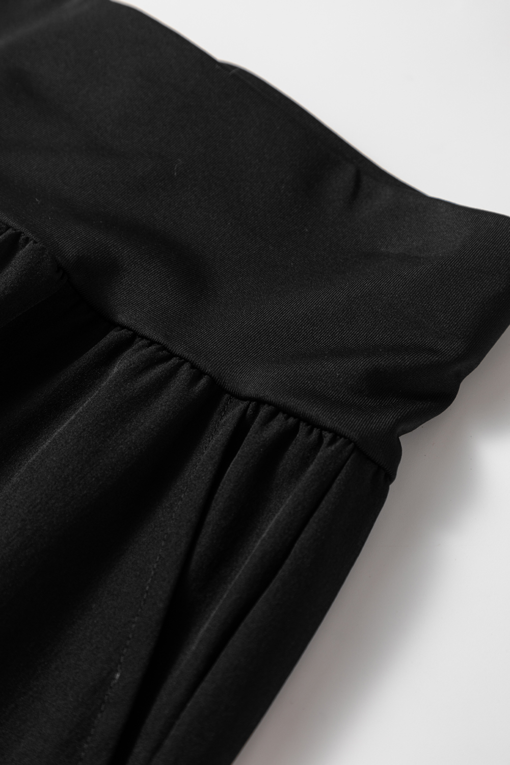 Black Elastic High Waist Pocketed Cargo Jogger Pants - loveforevers