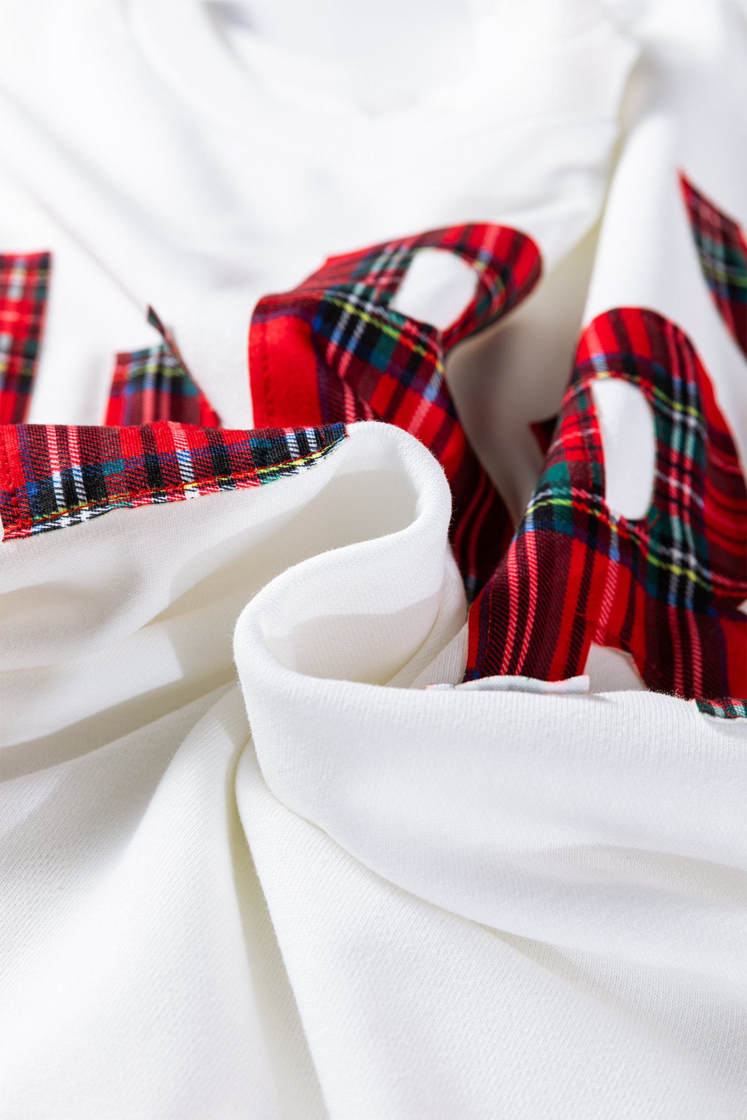 White Plaid MERRY Christmas Vacation Sweatshirt - loveforevers