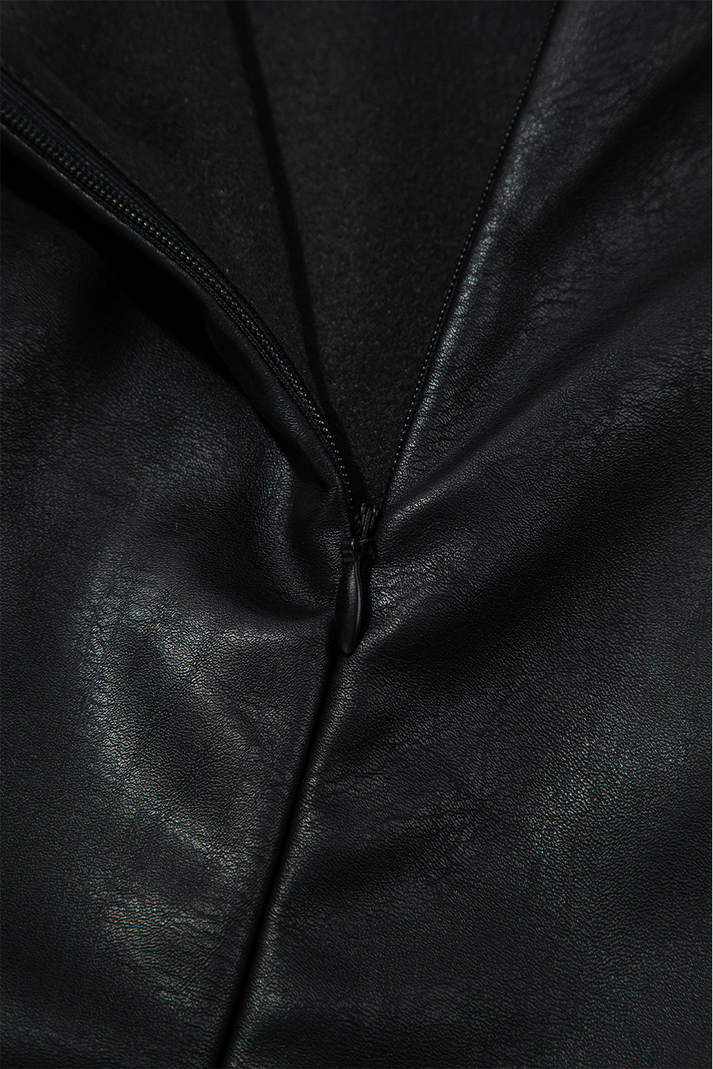 Wild Ginger  Vegan Leather Sleeveless Mini Dress - loveforevers