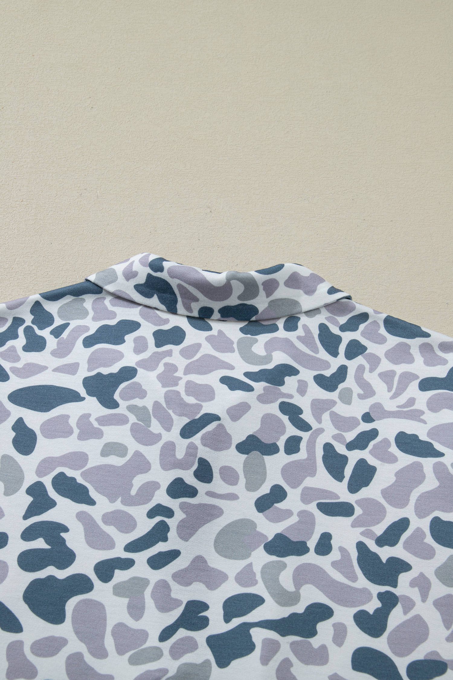 Beige Camo Print Wide Leg Casual Pants - loveforevers