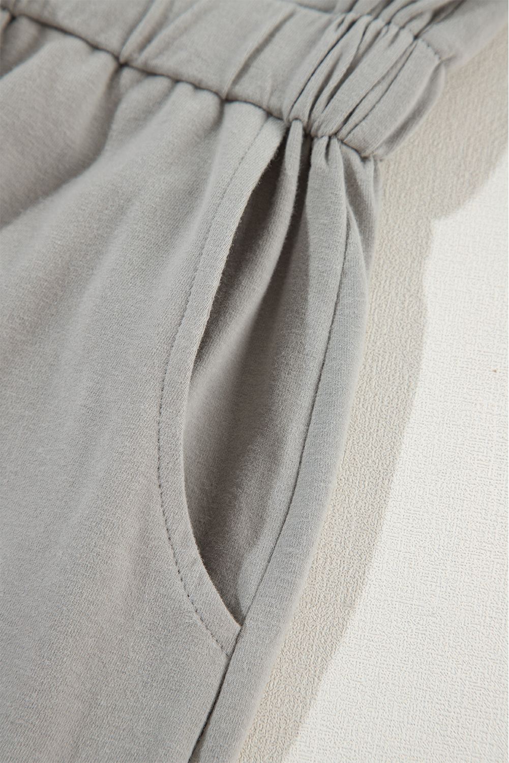 Gray Sleeveless Drawstring Waist Mini Dress - loveforevers
