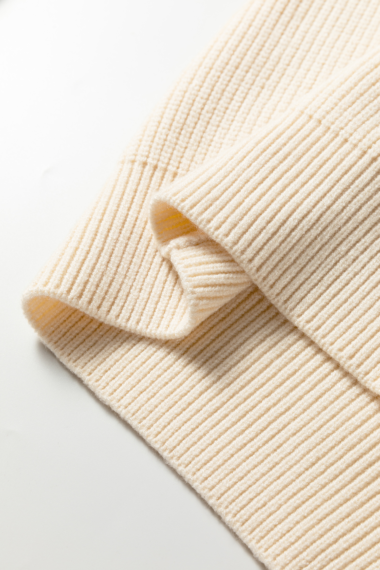 Black Ribbed Knit Ribbon Knot Backless Drop Shoulder Sweater - loveforevers