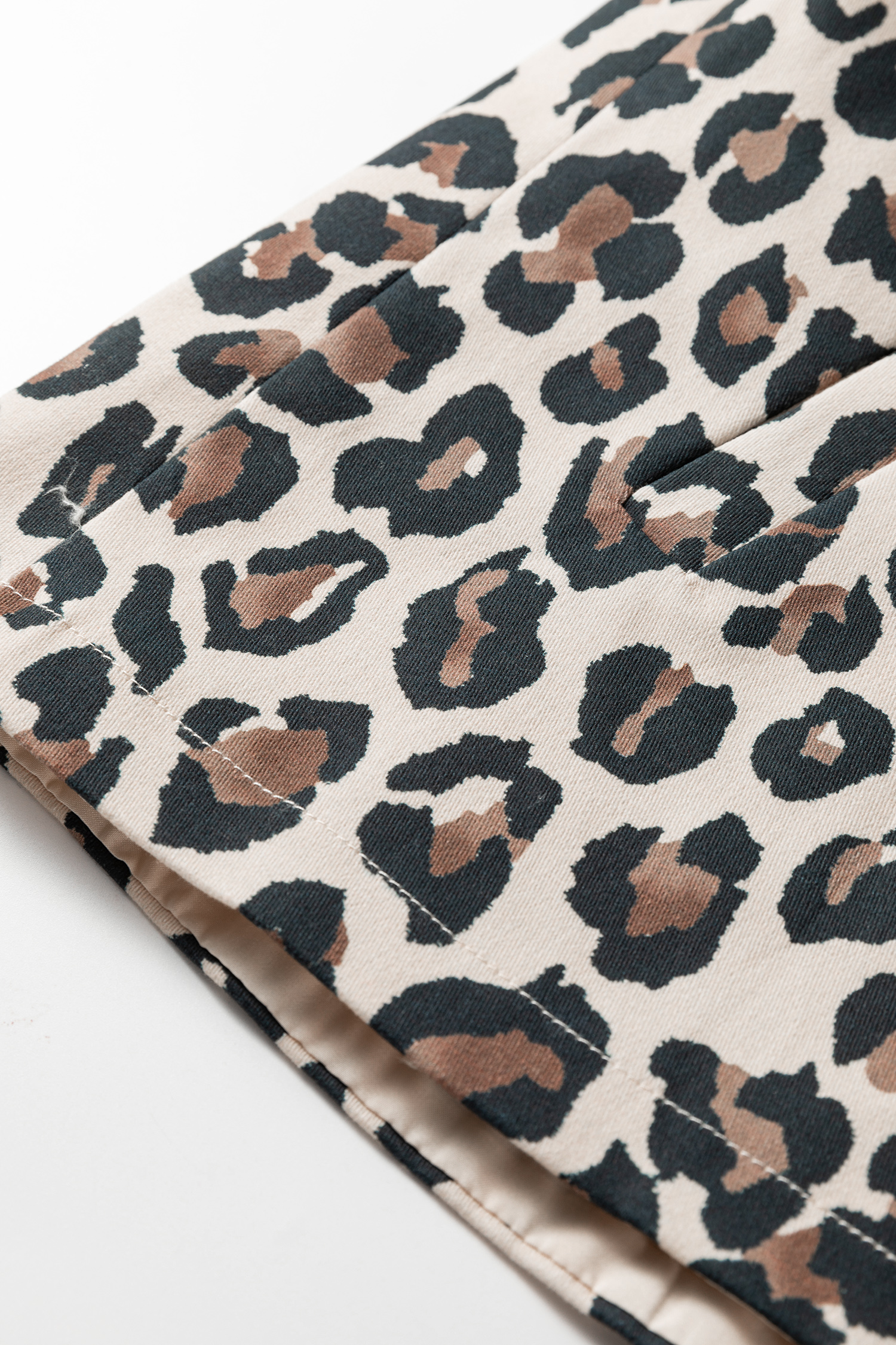 Brown Leopard Open Front Jacket Vest - loveforevers