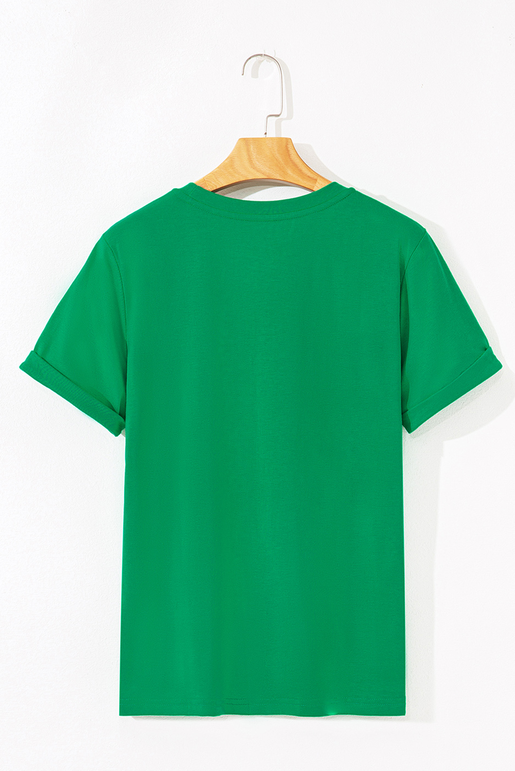Bright Green Santa Clause Embroidered T Shirt - loveforevers
