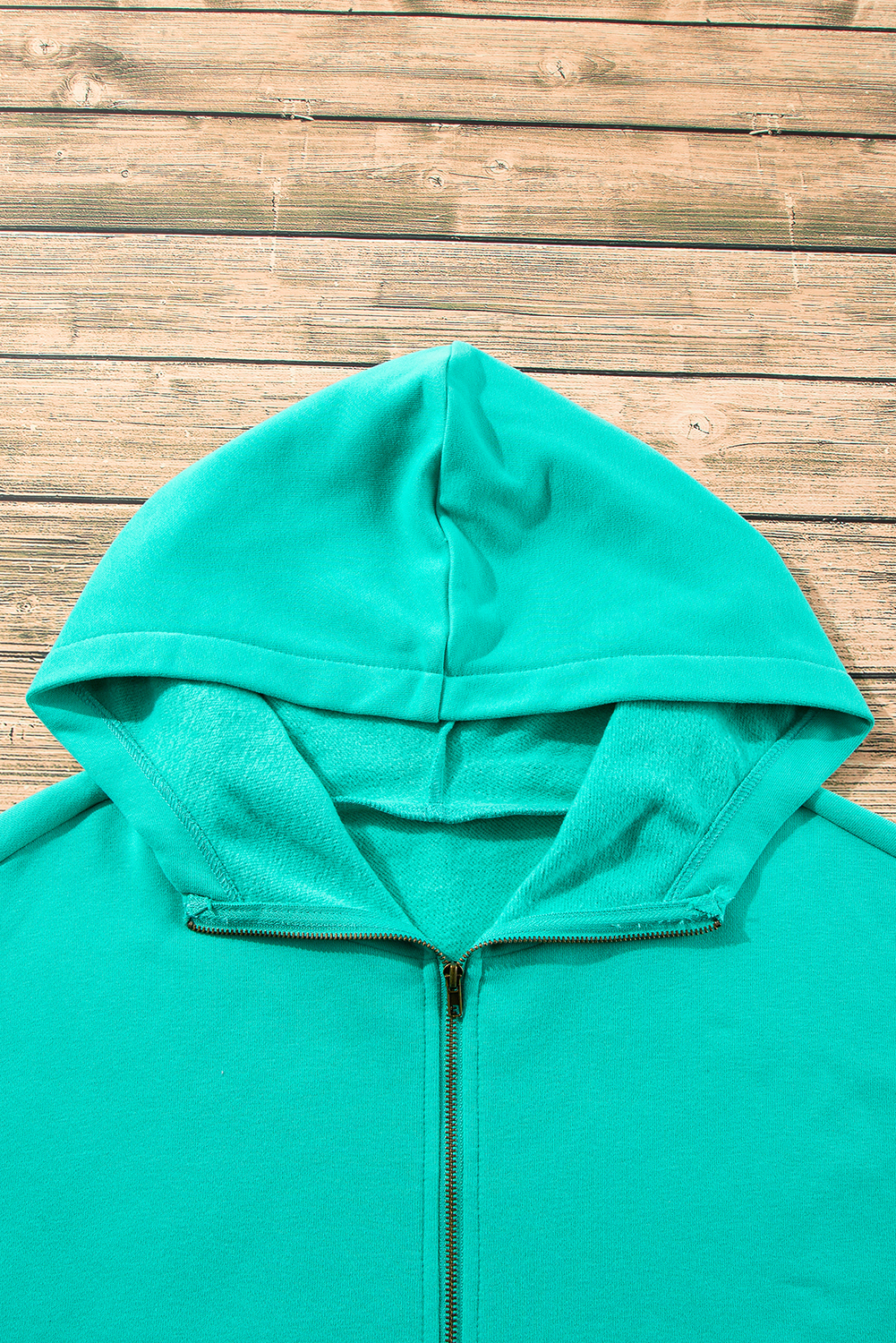 Bonbon Fleece Lined Half Zipper Kangaroo Pockets Loose Hoodie - loveforevers