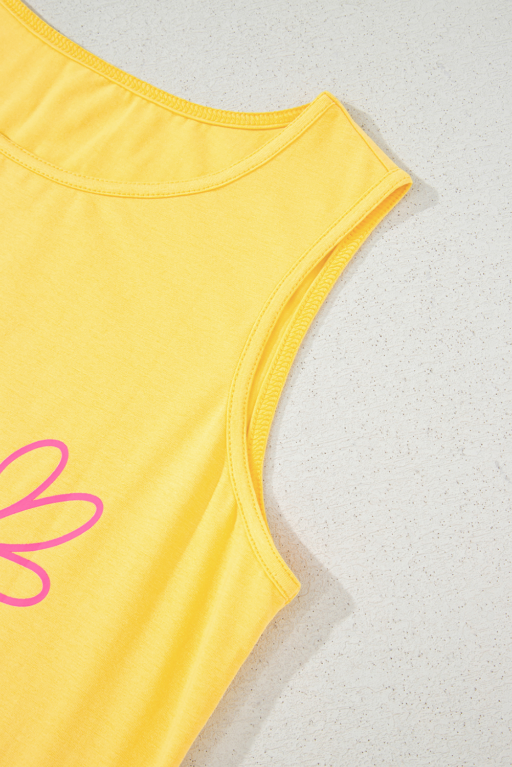 Blue Sun Graphic Casual Tank Top - loveforevers