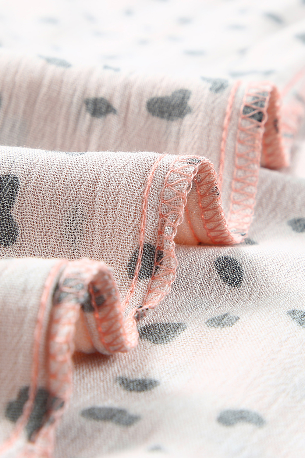 Brown Ruffle Wide Leg Dalmatian Palazzo Pants - loveforevers