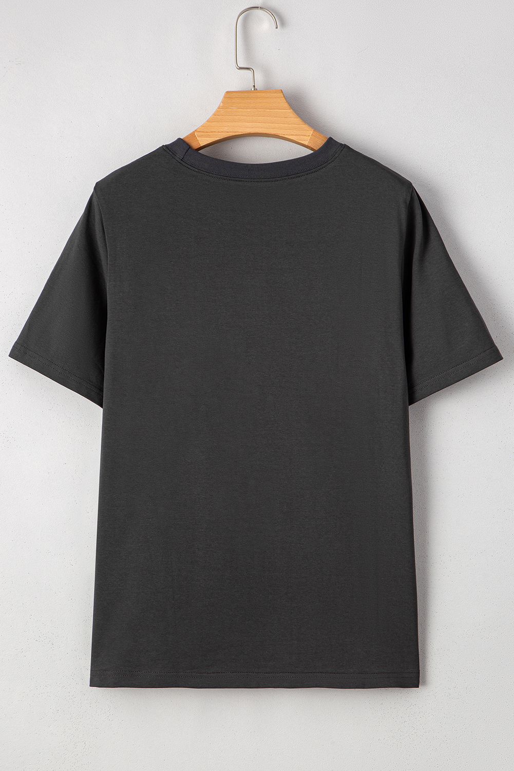 Dark Grey RISE WITH THE SUN Western Fashion Graphic Tee - loveforevers
