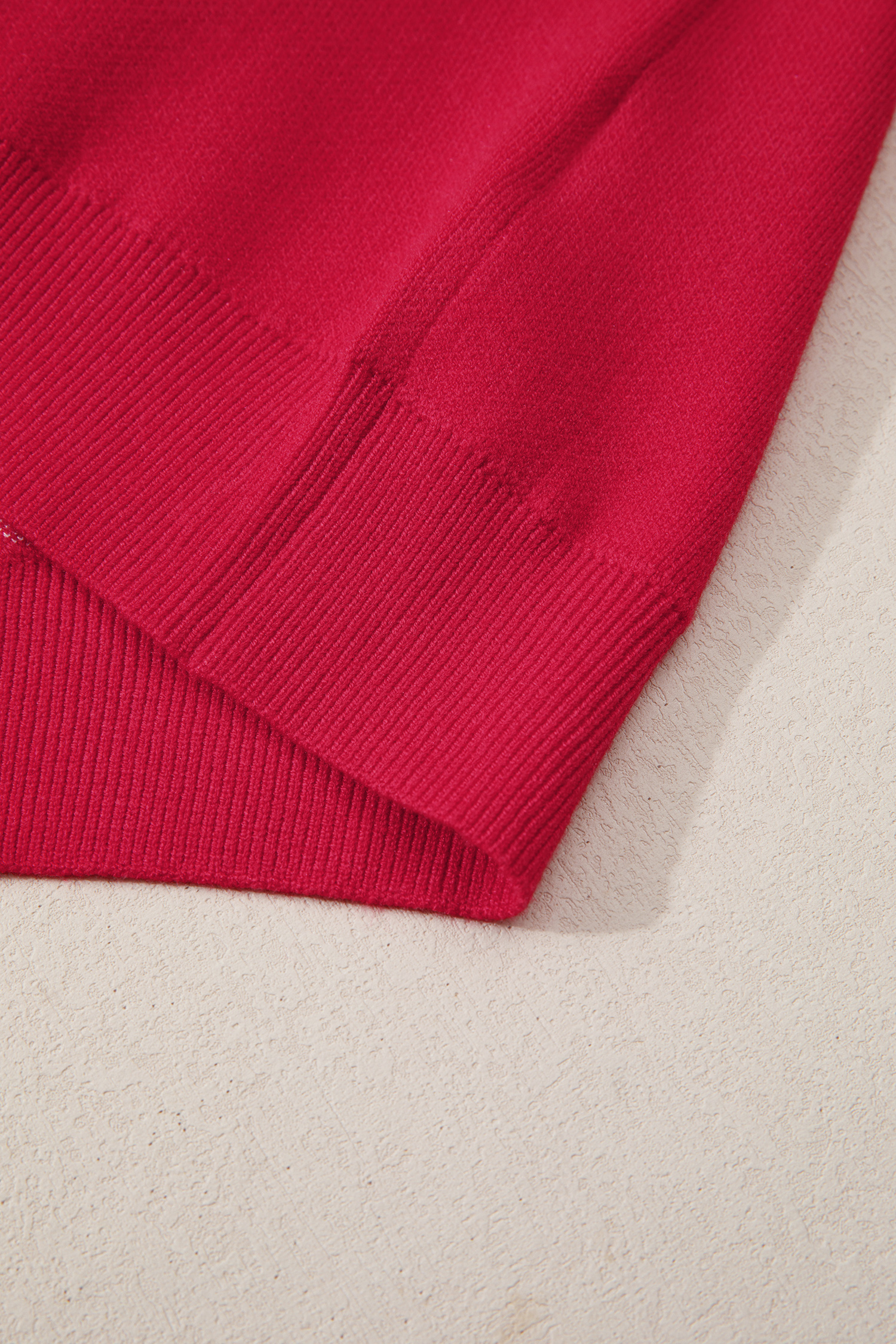 White Chenille Graphic Drop Shoulder Holiday Sweater - loveforevers